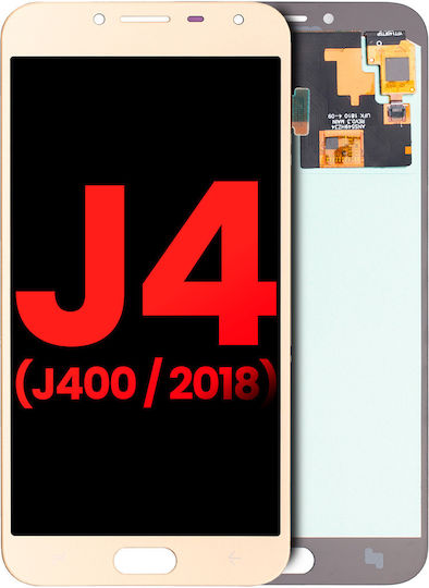 OLED Ersatzbildschirm Ohne Rahmen Samsung Galaxy J4 J400 2018 Aftermarket Plus Gold