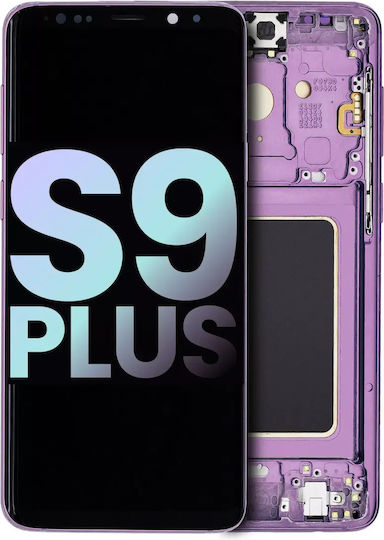 Oled Assembly Frame Samsung Galaxy S9 Plus Service Pack Lilac Purple