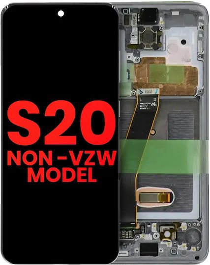 Oled Assembly Rahmen Samsung Galaxy S20 5G Nicht-Verizon 5G Uw Rahmen Aftermarket Plus Kosmisch Grau