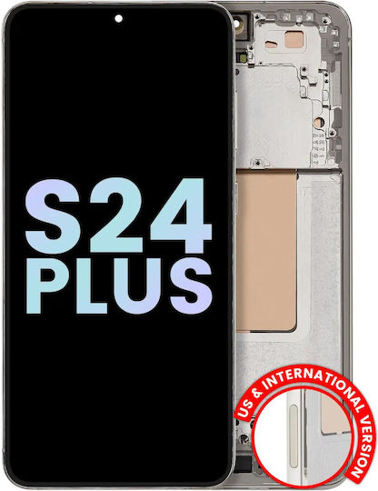 OLED Асембли Рамка Samsung Galaxy S24 Plus 5g US и International Version Service Pack Кехлибарено жълт