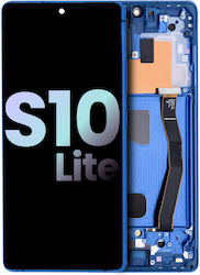 Oled Assembly Frame Samsung Galaxy S10 Lite Service Pack Prism Blue Oled Assembly Frame Samsung Galaxy S10 Lite Service Pack Prism Blue