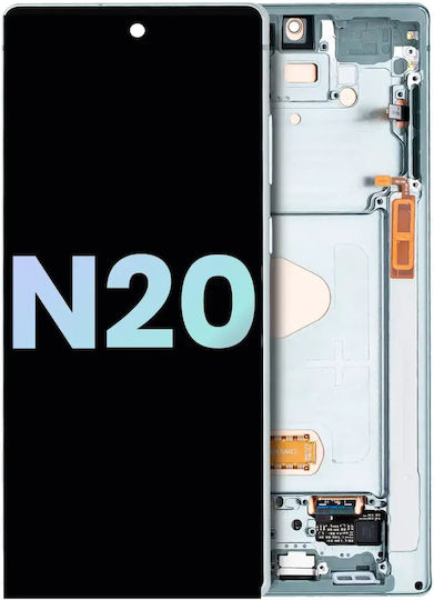 Oled Assembly Frame Samsung Galaxy Note 20 5g Service Pack Mystic Green