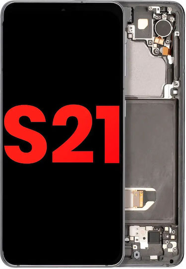 Oled Asamblare Cu Ramă Samsung Galaxy S21 5g Aftermarket Plus Gri Phantom