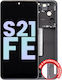 Oled Assembly Frame Samsung Galaxy S21 Fe 5g Us & International Version Service Pack Graphite