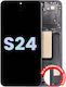 Oled Assembly Rahmen Samsung Galaxy S24 5G Us & International Version Service Pack Schwarz