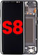 Oled Assembly Frame Samsung Galaxy S8 Aftermarket Plus Midnight Black
