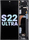 Oled Ersatzbildschirm Rahmen Samsung Galaxy S22 Ultra 5G Service Pack Graphit Himmelblau Rot