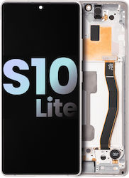 Oled Assembly Frame Samsung Galaxy S10 Lite Service Pack Prism White Oled Assembly Frame Samsung Galaxy S10 Lite Service Pack Prism White