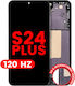 Oled Asamblare Cu Ramă Samsung Galaxy S24 Plus 5g Versiune US și Internațională Aftermarket Plus 120hz Negru Onix