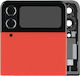 Outer Oled Assembly Samsung Galaxy Z Flip 4 5g Service Pack Red