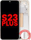 Oled Assembly Frame Samsung Galaxy S23 Plus Us & International Aftermarket Plus Cream