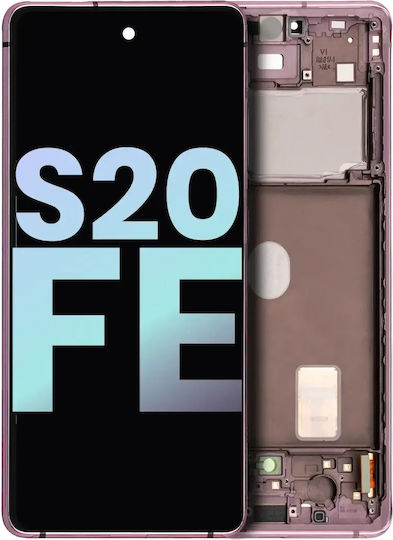 Oled Assembly Frame Samsung Galaxy S20 Fe 4g 5g Service Pack Cloud Lavender