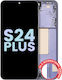 OLED Ersatzbildschirmrahmen Samsung Galaxy S24 Plus 5G US & Internationale Version Service Pack Kobaltblau Violet