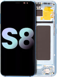 Oled Assembly Frame Samsung Galaxy S8 Service Pack Coral Blue