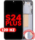 OLED Ersatzbildschirmrahmen Samsung Galaxy S24 Plus 5G US & International Version Aftermarket Plus 120Hz Saphirblau