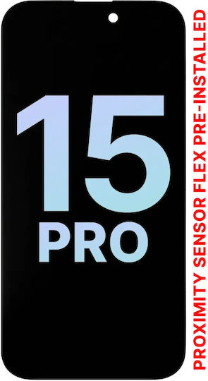 OLED ansamblu senzor de proximitate flex preinstalat iPhone 15 Pro Service Pack