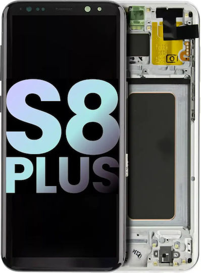 Oled Assembly Frame Samsung Galaxy S8 Plus Service Pack Arctic Silver