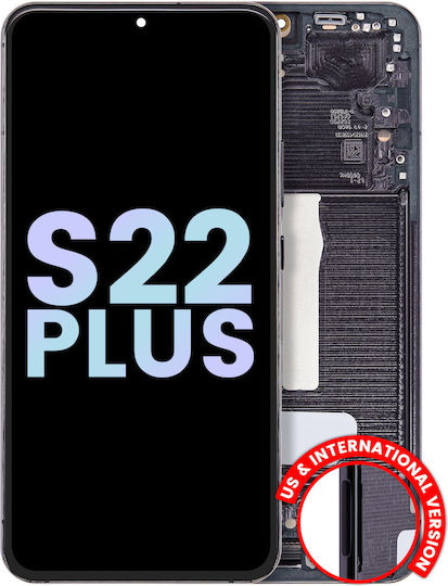 Oled Assembly Frame Samsung Galaxy S22 Plus 5g Service Pack Phantom Black