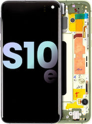 Oled Assembly cu ramă Samsung Galaxy S10e Service Pack Galben Canar
