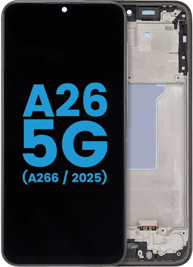 Lcd Assembly Frame Samsung Galaxy A26 5g A266 2025 6.59" Us Version Aftermarket Incell Black