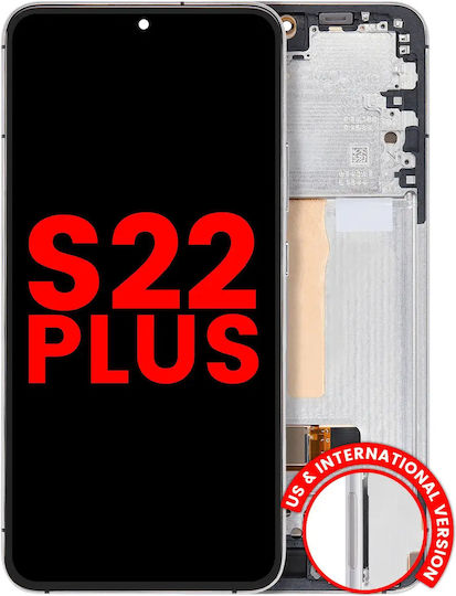 Oled Assembly Frame Samsung Galaxy S22 Plus 5g Us & International Version Aftermarket Plus White
