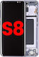 OLED модул с рамка за Samsung Galaxy S8 aftermarket Plus орхидейно сив