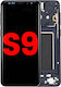 Oled Assembly Rahmen Samsung Galaxy S9 Aftermarket Plus Mitternachts-Schwarz