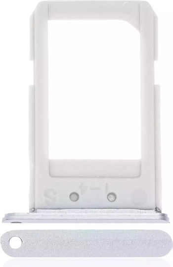 Sim Card Tray Samsung Galaxy S6 Edge Plus White Pearl Silver
