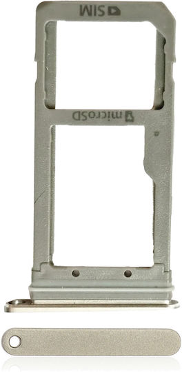 Single Sim Card Tray Samsung Galaxy S7 Gold Platinum