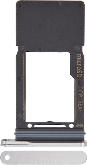 Micro SD SIM-Kartenhalter Samsung Galaxy Tab S9 Fe 10,9" (x510) 2023 Wifi Nur Silber