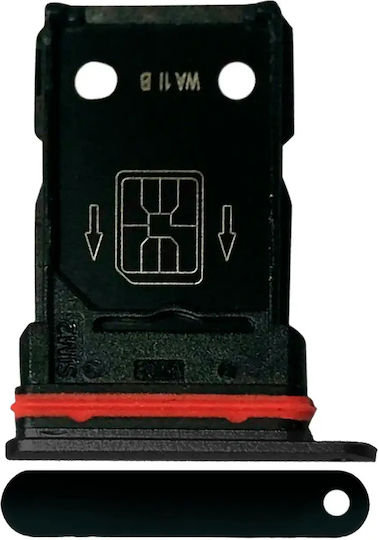 Двойна SIM карта тава OnePlus 8 ониксово черна