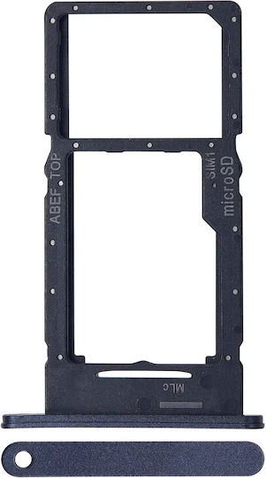 Единична SIM карта тава Samsung Galaxy A25 5G A256 2023 Смел Черен