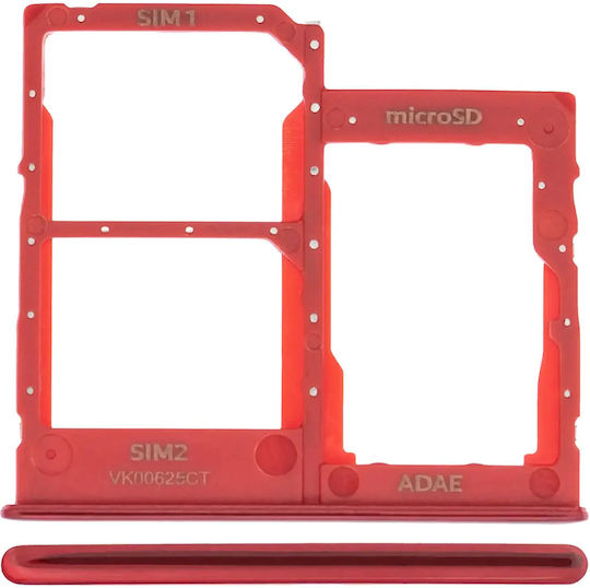 Dual SIM-Kartenhalter Samsung Galaxy A41 A415 2020 Prism Crush Rot