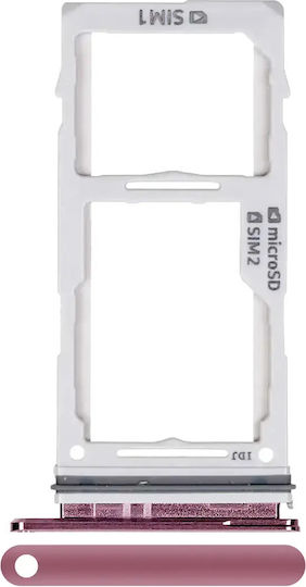 Dual SIM-Kartenhalter Samsung Galaxy S10 S10 Plus S10e Flamingo Rosa