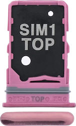 Dual SIM Kartenfach Samsung Galaxy A80 A805 2019 Rosa Dual SIM Kartenfach Samsung Galaxy A80 A805 2019 Rosa