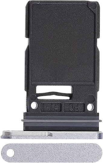 Einzelne SIM-Kartenhalter Samsung Galaxy S25 Ultra Titan-Silber Blau