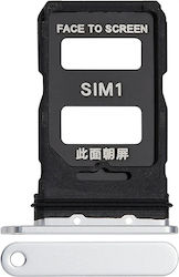 Sim Card Tray Xiaomi 13 White Sim Card Tray Xiaomi 13 White