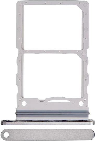 Dual Sim Card Tray Samsung Galaxy Z Flip 6 F741 Premium Silver Shadow