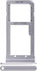 Single Sim Card Tray Samsung Galaxy S7 Edge Silver