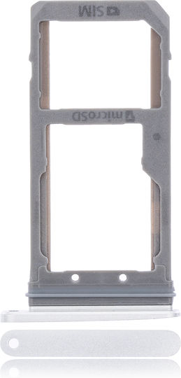 Dual Sim Card Tray Samsung Galaxy S7 Silver