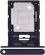 Dual SIM Kartenhalter Samsung Galaxy A15 A155 2023 Mutiges Schwarz