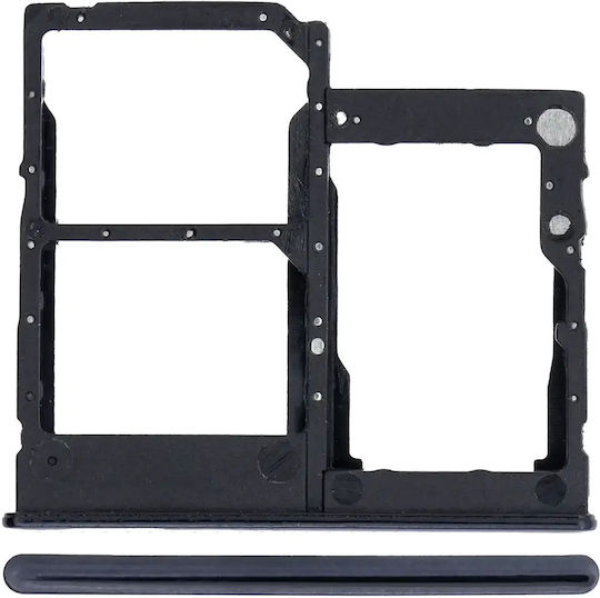 Двойна SIM Кутия Samsung Galaxy A41 A415 2020 Prism Crush Черен
