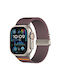 Apple Watch 38 40 41 S10 42mm Xdfind Парашутен Еластичен Найлонов Каишка за Часовник Лилав