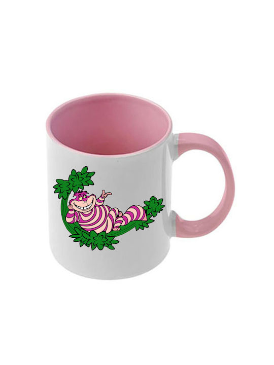 Tasse Alice Rosa Mit Griff und Innerem