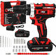 Opex Tools OPX28033 Ударен Акумулаторен Дрел-Винтоверт 21V 2x1.5Ah