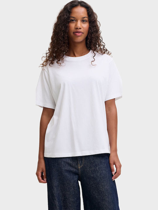 Damen T-shirt Weiß