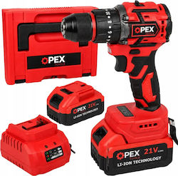 Opex Tools OPX28037 Battery Drill Driver Brushless 21V 2x3Ah Opex Tools OPX28037 Battery Drill Driver Brushless 21V 2x3Ah