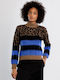 Women's Sweater Animal Print Brown