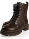 Stiefeletten Damen Braun