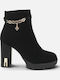 Suede Women's Ankle Boots Black